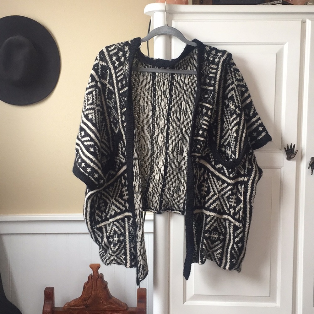 brandy melville open cardigan shawl